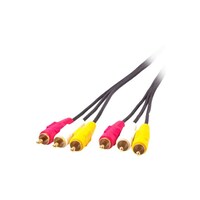 Picture of RKN Electronics Male To Male AV Stereo RCA Cable, 1.5m