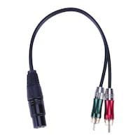 Picture of RKN Electronics RCA Male to 3-Pin Female Amplifier Mixing Cable, 3cm 