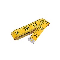 Salux Dual Scale Measuring Tailor Tape, Yellow/Black, 300 cm