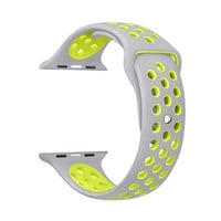 Porodo Wrist Band For Apple Watch Nike + 38-40 mm, Grey and Green