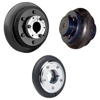 Durable Tyre Coupling, Black & Silver
