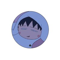 Picture of BP Anime Chibi Maruko Chan Sleepy Printed Round Pin Badge