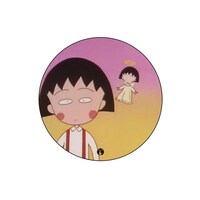 Picture of BP Anime Chibi Maruko Chan Angel Printed Round Pin Badge