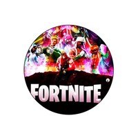Picture of BP Fortnite Printed Round Pin Badge
