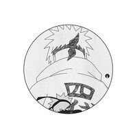 Picture of BP The Anime Naruto Back Printed Round Pin Badge