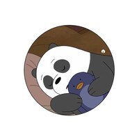 Picture of BP We Bare Bears Cuddling Printed Round Pin Badge
