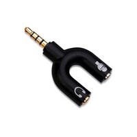 Picture of Rkn 3.5Mm Audio Splitter For Headset, Black/Gold