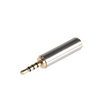 Picture of Rkn Gold-Plated Audio Stereo Headphone Converter Adapter, Silver & Gold