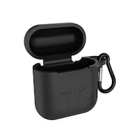 Picture of Rkn Protective Silicone Case Cover For Apple Airpods With Carabiner, Black