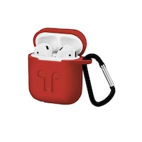 Picture of Rkn Protective Silicone Headset Case Cover For Apple Airpods, Red
