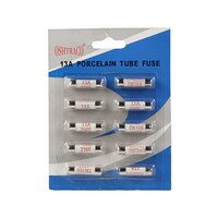 Oshtraco Fuse Pack, Set Of 10Pcs, Clear & Silver