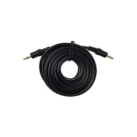 Rkn Electronics Male To Male Stereo Aux Cable, Black, 3Meter