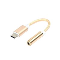 Picture of Ohpa Type-C To Audio Aux Headphone Jack Adapter, Gold &, White, 3.5 Mm
