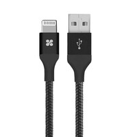 Picture of Promate Usb To Lightning Cable With Short-Circuit Protection, Black, 1.2M