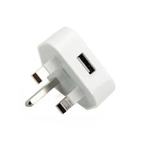 Picture of Rkn Electronics 3-Pin Usb Adapter Plug, White