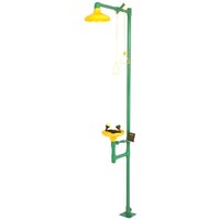 Picture of Creative Engineers Safety Shower with Eyewash Fountain, Green, CESS7