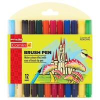 Picture of Camlin Kokuyo Brush Pen, Multicolour, Set of 12