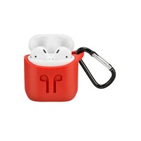 Picture of Rkn Protective Silicone Charging Case Cover For Apple Airpods, Red