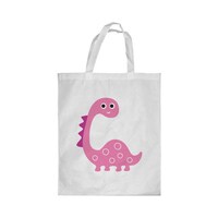 Picture of Rkn Cartoon Dinosaur Printed Shopping Bag, White Small 25 X 20 Cm, RKN16224