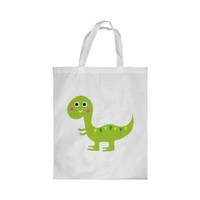 Picture of Rkn Cartoon Dinosaur Printed Shopping Bag, White Small 25 X 20 Cm, RKN16226