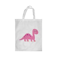 Picture of Rkn Cartoon Dinosaur Printed Shopping Bag, White Small 25 X 20 Cm, RKN16231