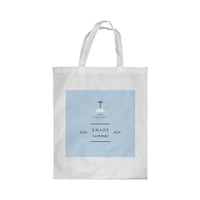 Picture of Rkn Enjoy Summer Printed Shopping Bag, White Small 25 X 20 Cm, RKN17308