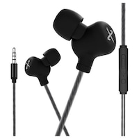 Picture of Xertz Bass Hunter X2 Wired In Ear Earphone With Mic, Black