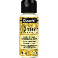 DecoArt Glitter Basecoat, Clear, 59ml