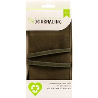 American Crafts Sustainable Journaling Tool Roll, 10.5" X 8.5"