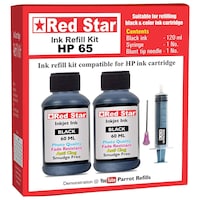 Red Star Ink Refill Kit, HP 65