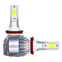 Picture of Feelitson Car LED Headlight Lamp for All Cars, C6H4, White, Pack of 2