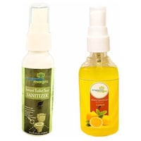 Organic Magic Instant Toilet Seat and Hand Sanitizer, 50ml Each