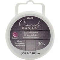 Cousin Cord Basics Monofilament Cord, 30Lb, 300', Clear