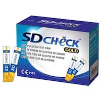 Picture of SD Codefree Health Care Blood Glucose Strips, SD Check Gold