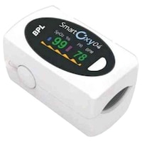 Picture of BPL Smart Finger Pulse Oximeter, OXY 04, White