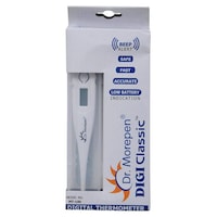 Picture of Dr. Morepen Digital Thermometer, MT100, White