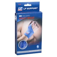 LP Wrap Premium Wrist Support, 726, Blue, Free Size