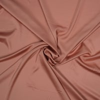 Deepa's Armani Crep Satin Fabric, 23 Meter - Peach