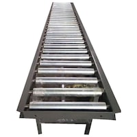 Anmol Engineers Stainless Steel Roller Belt Conveyor, 40mm