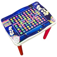 Picture of Kuchikoo Multi Utility Table with Tambola Game, Multicolor