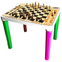 Picture of KuchiKoo Chess Table with Chair, Multicolour