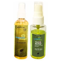 Picture of Organic Magic Afterbite & Anti Mosquito Spray Combo, Set of 50ml and 100ml