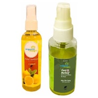 Picture of Organic Magic After Bite Spray and Hand Sanitiser Combo Set, 50ml and100ml