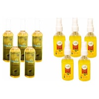 Picture of Organic Magic Anti Mosquito Spray with Hand Sanitizer Combo Pack, 50ml x10