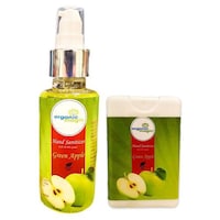 Picture of Organic Magic Hand Sanitizer Green Apple, 100ml and 18ml