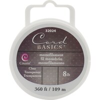 Cousin Cord Basics Monofilament Cord, 8Lb, 360', Clear