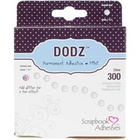 Scrapbook Dodz Adhesive Dot Roll-Mini, 0.0625", White, Pack of 300