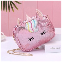 Picture of Le Delite Sequence Unicorn Sling Bag For Girls