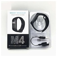 Trb Smart Bracelet M4 Fitness Band, Black