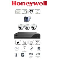 Honeywell 2MP 3D 1B CCTV Kit without Hard Disk, ACC-HW-3D1B